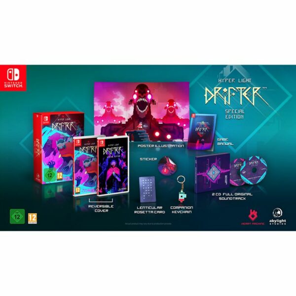 Featured Image Hyper Light Drifter for Nintendo Switch. Special Edition with Collector's Set in Abylight Shop