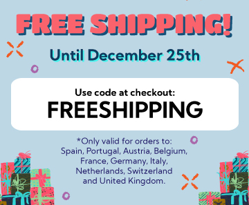 FREE Shipping Banner in Abylight Shop. Christmas campaign for mobile