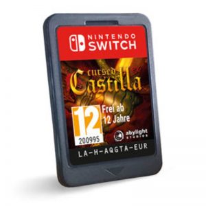 Cartuccia di gioco Cursed Castilla per Nintendo Switch.  Edizione speciale con set da collezione in Abylight Shop