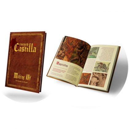 Making-Of Book Cursed Castilla per Nintendo Switch.  Edizione speciale con set da collezione in Abylight Shop