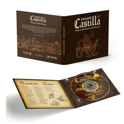 Colonna sonora originale Cursed Castilla per Nintendo Switch.  Edizione speciale con set da collezione in Abylight Shop